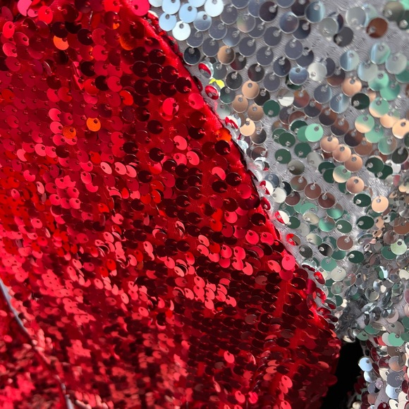 Sequins Jacket with hoodie - Picture 3 of 4